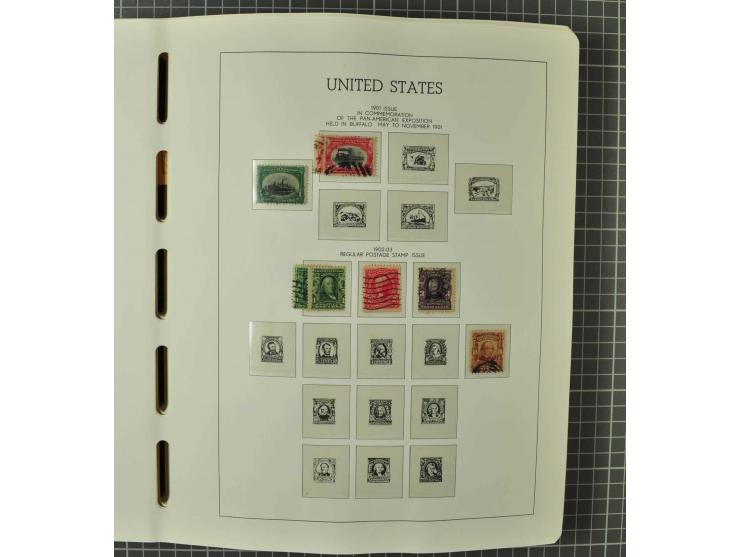 1849/1980 (ca.), umfangreiche Partie in4 großen Kartons, dabei Frankreich mit u.a. Mi.-Nr. 128-35 und Bl.3, viel UNO, USA, be