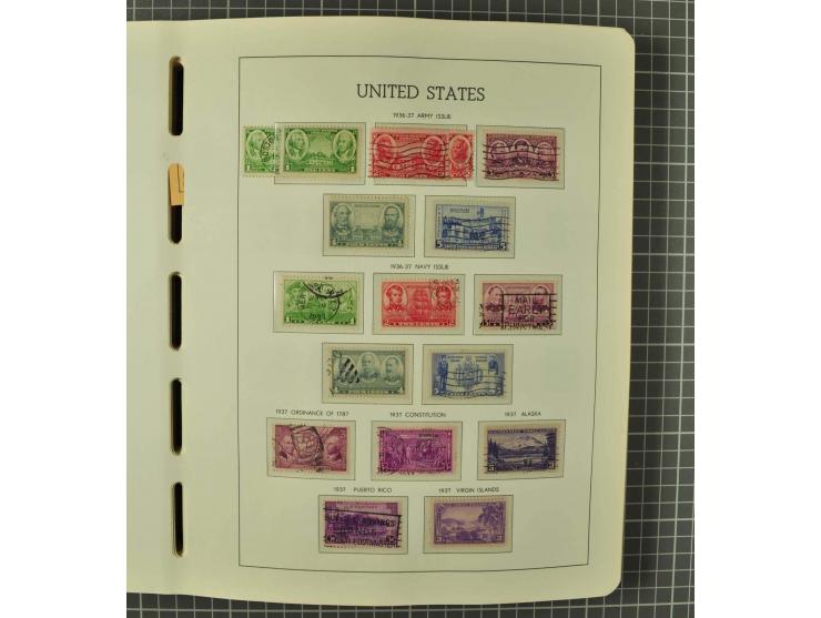 1849/1980 (ca.), umfangreiche Partie in4 großen Kartons, dabei Frankreich mit u.a. Mi.-Nr. 128-35 und Bl.3, viel UNO, USA, be