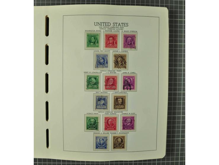 1849/1980 (ca.), umfangreiche Partie in4 großen Kartons, dabei Frankreich mit u.a. Mi.-Nr. 128-35 und Bl.3, viel UNO, USA, be