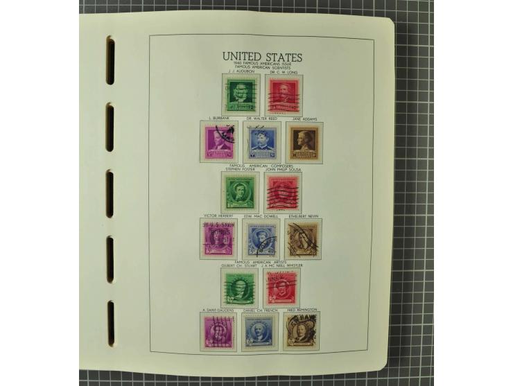 1849/1980 (ca.), umfangreiche Partie in4 großen Kartons, dabei Frankreich mit u.a. Mi.-Nr. 128-35 und Bl.3, viel UNO, USA, be