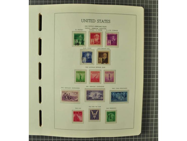 1849/1980 (ca.), umfangreiche Partie in4 großen Kartons, dabei Frankreich mit u.a. Mi.-Nr. 128-35 und Bl.3, viel UNO, USA, be