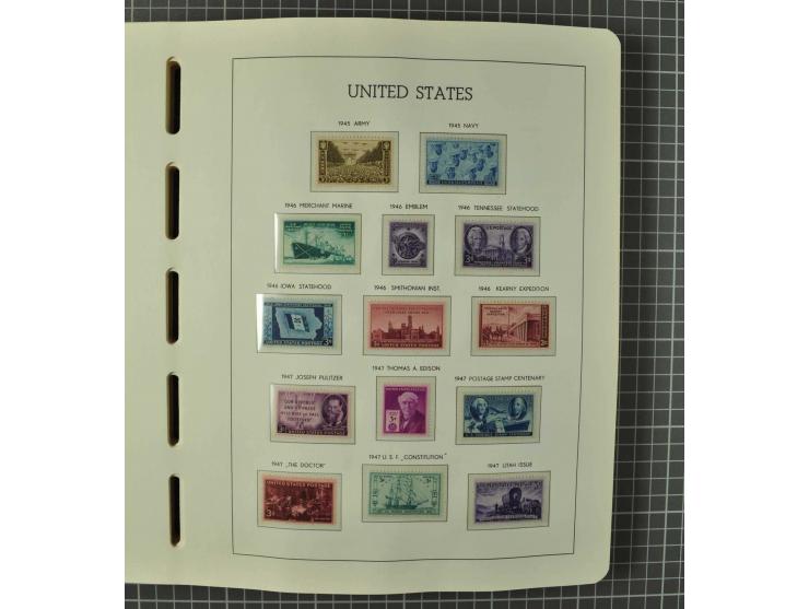 1849/1980 (ca.), umfangreiche Partie in4 großen Kartons, dabei Frankreich mit u.a. Mi.-Nr. 128-35 und Bl.3, viel UNO, USA, be