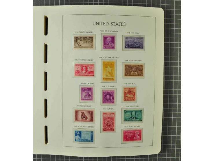 1849/1980 (ca.), umfangreiche Partie in4 großen Kartons, dabei Frankreich mit u.a. Mi.-Nr. 128-35 und Bl.3, viel UNO, USA, be