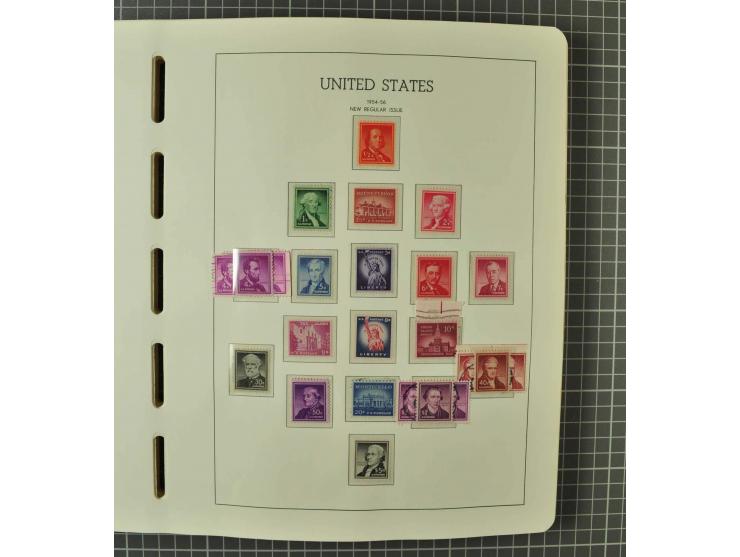 1849/1980 (ca.), umfangreiche Partie in4 großen Kartons, dabei Frankreich mit u.a. Mi.-Nr. 128-35 und Bl.3, viel UNO, USA, be