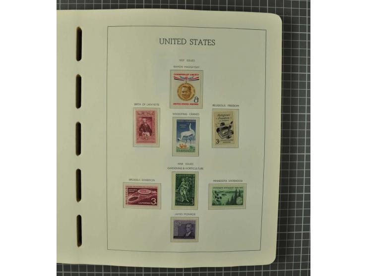1849/1980 (ca.), umfangreiche Partie in4 großen Kartons, dabei Frankreich mit u.a. Mi.-Nr. 128-35 und Bl.3, viel UNO, USA, be