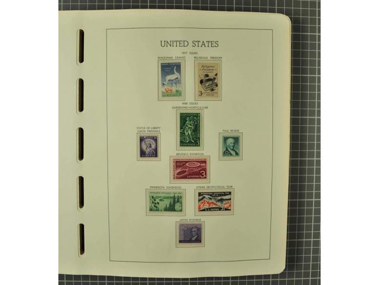1849/1980 (ca.), umfangreiche Partie in4 großen Kartons, dabei Frankreich mit u.a. Mi.-Nr. 128-35 und Bl.3, viel UNO, USA, be