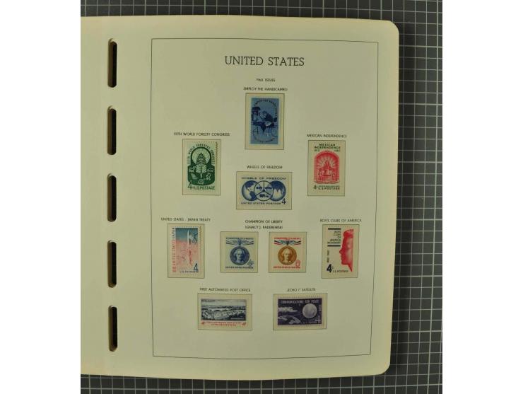 1849/1980 (ca.), umfangreiche Partie in4 großen Kartons, dabei Frankreich mit u.a. Mi.-Nr. 128-35 und Bl.3, viel UNO, USA, be