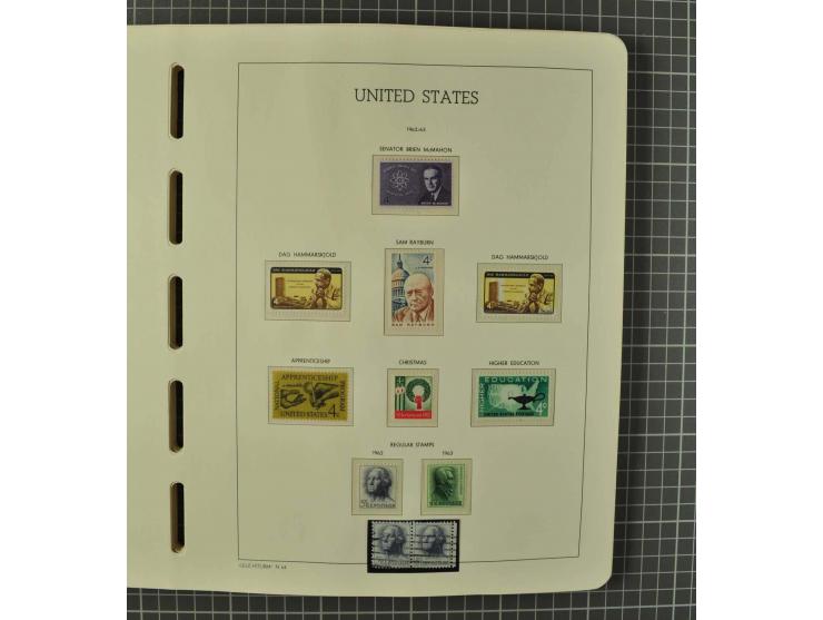 1849/1980 (ca.), umfangreiche Partie in4 großen Kartons, dabei Frankreich mit u.a. Mi.-Nr. 128-35 und Bl.3, viel UNO, USA, be