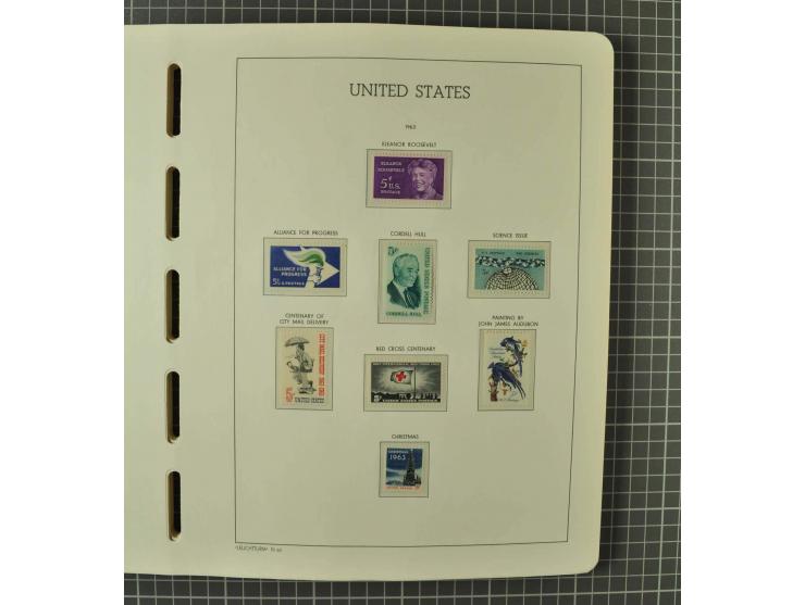 1849/1980 (ca.), umfangreiche Partie in4 großen Kartons, dabei Frankreich mit u.a. Mi.-Nr. 128-35 und Bl.3, viel UNO, USA, be