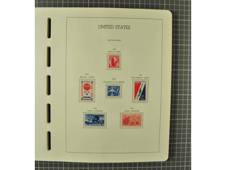 1849/1980 (ca.), umfangreiche Partie in4 großen Kartons, dabei Frankreich mit u.a. Mi.-Nr. 128-35 und Bl.3, viel UNO, USA, be