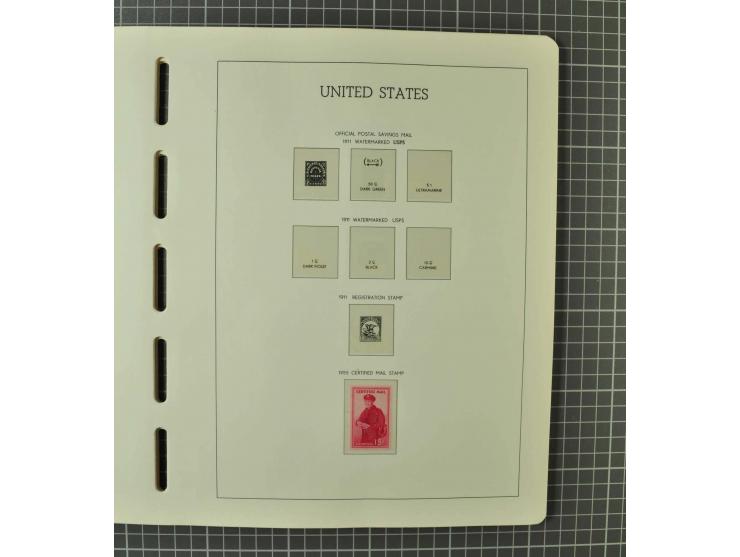 1849/1980 (ca.), umfangreiche Partie in4 großen Kartons, dabei Frankreich mit u.a. Mi.-Nr. 128-35 und Bl.3, viel UNO, USA, be