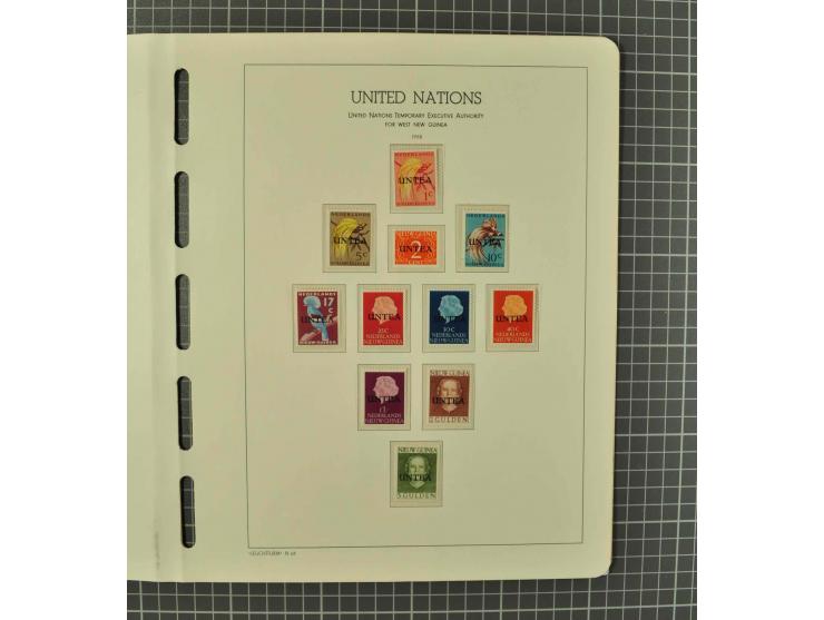 1849/1980 (ca.), umfangreiche Partie in4 großen Kartons, dabei Frankreich mit u.a. Mi.-Nr. 128-35 und Bl.3, viel UNO, USA, be