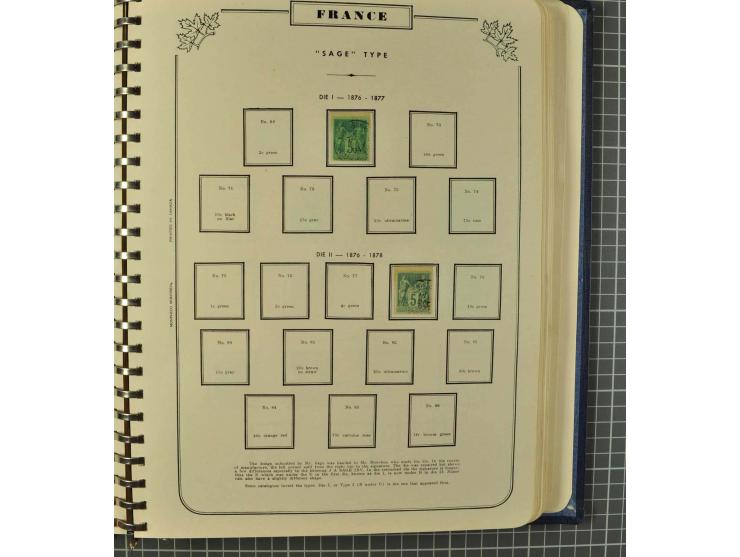 1849/1980 (ca.), umfangreiche Partie in4 großen Kartons, dabei Frankreich mit u.a. Mi.-Nr. 128-35 und Bl.3, viel UNO, USA, be