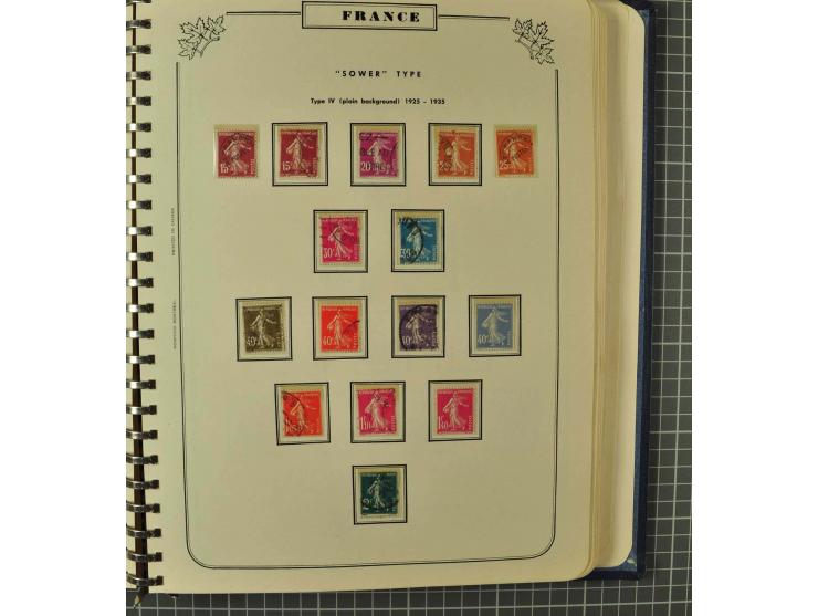 1849/1980 (ca.), umfangreiche Partie in4 großen Kartons, dabei Frankreich mit u.a. Mi.-Nr. 128-35 und Bl.3, viel UNO, USA, be