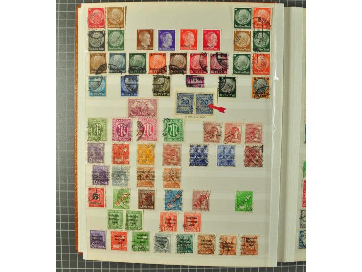 1849/1980 (ca.), umfangreiche Partie in4 großen Kartons, dabei Frankreich mit u.a. Mi.-Nr. 128-35 und Bl.3, viel UNO, USA, be