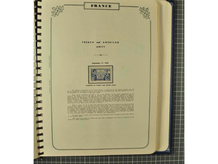 1849/1980 (ca.), umfangreiche Partie in4 großen Kartons, dabei Frankreich mit u.a. Mi.-Nr. 128-35 und Bl.3, viel UNO, USA, be