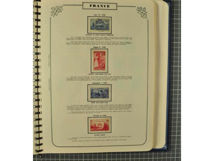 1849/1980 (ca.), umfangreiche Partie in4 großen Kartons, dabei Frankreich mit u.a. Mi.-Nr. 128-35 und Bl.3, viel UNO, USA, be