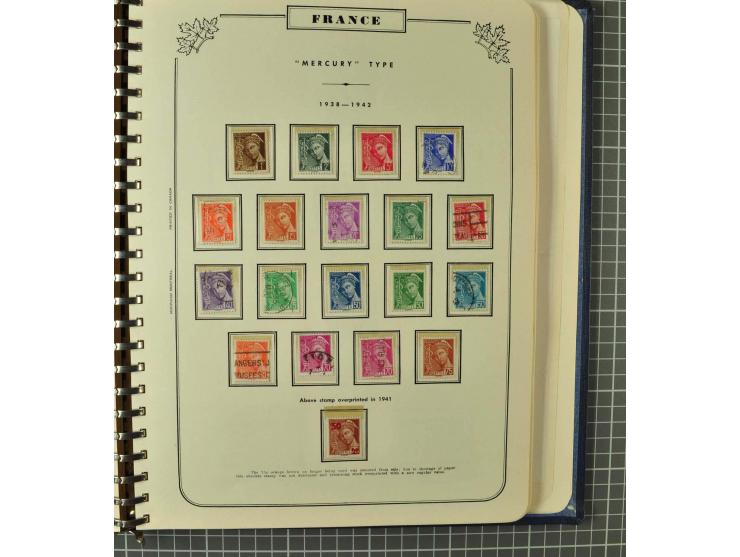 1849/1980 (ca.), umfangreiche Partie in4 großen Kartons, dabei Frankreich mit u.a. Mi.-Nr. 128-35 und Bl.3, viel UNO, USA, be