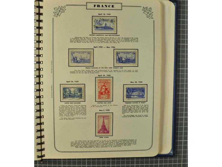 1849/1980 (ca.), umfangreiche Partie in4 großen Kartons, dabei Frankreich mit u.a. Mi.-Nr. 128-35 und Bl.3, viel UNO, USA, be