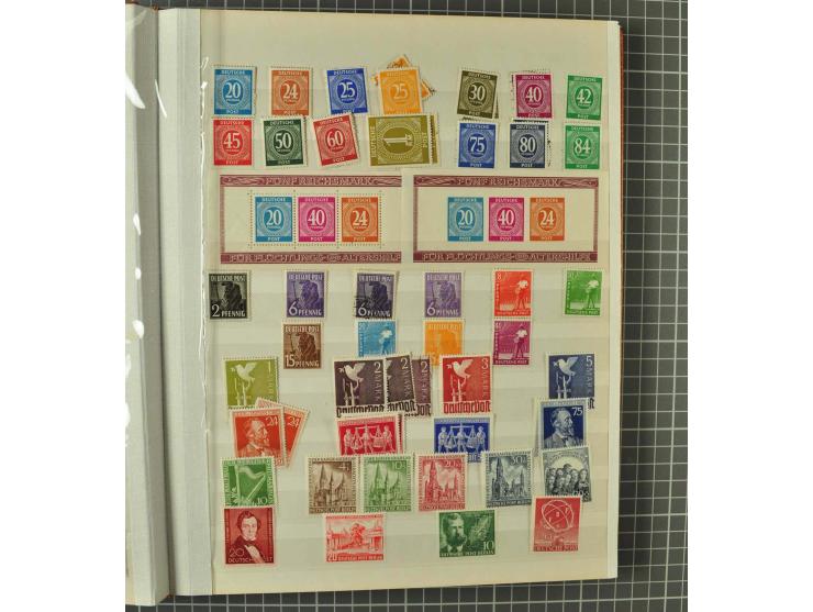 1849/1980 (ca.), umfangreiche Partie in4 großen Kartons, dabei Frankreich mit u.a. Mi.-Nr. 128-35 und Bl.3, viel UNO, USA, be