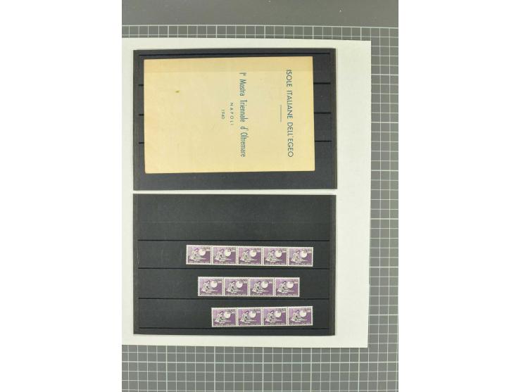 1900/80 (ca.), postfrische, ungebrauchte und gestempelte Partie mit viel interessantem Material, dabei Postsparbücher von Grö