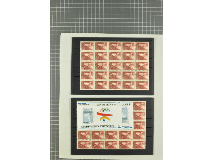 1900/80 (ca.), postfrische, ungebrauchte und gestempelte Partie mit viel interessantem Material, dabei Postsparbücher von Grö
