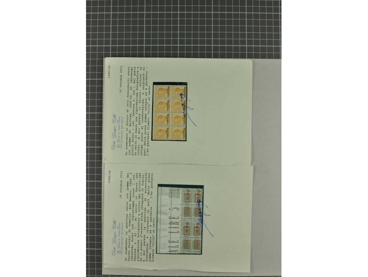 1900/80 (ca.), postfrische, ungebrauchte und gestempelte Partie mit viel interessantem Material, dabei Postsparbücher von Grö