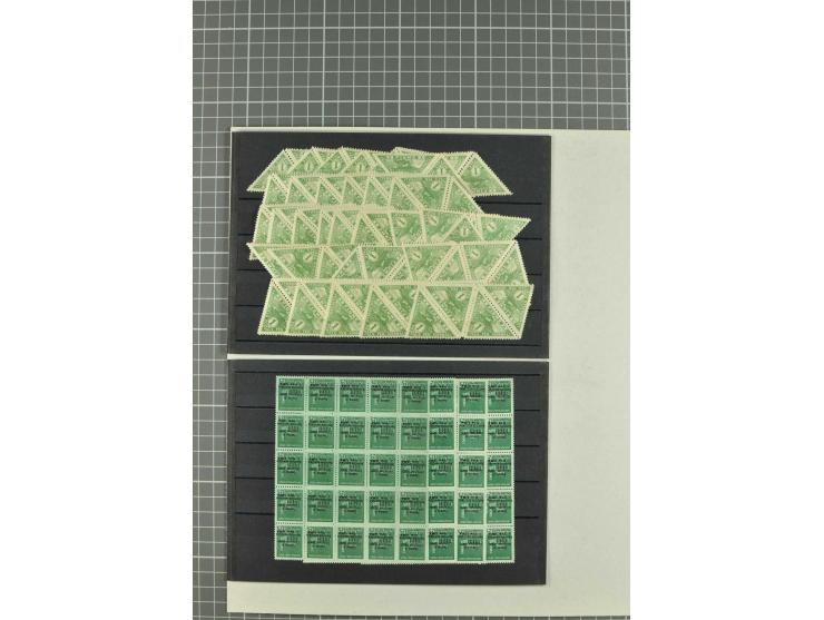 1900/80 (ca.), postfrische, ungebrauchte und gestempelte Partie mit viel interessantem Material, dabei Postsparbücher von Grö