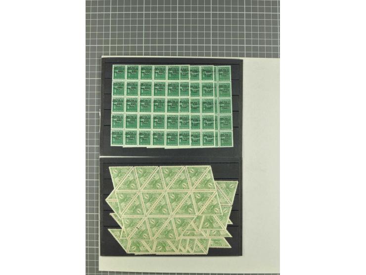 1900/80 (ca.), postfrische, ungebrauchte und gestempelte Partie mit viel interessantem Material, dabei Postsparbücher von Grö