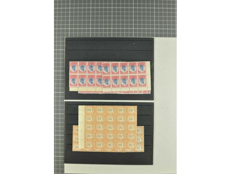 1900/80 (ca.), postfrische, ungebrauchte und gestempelte Partie mit viel interessantem Material, dabei Postsparbücher von Grö