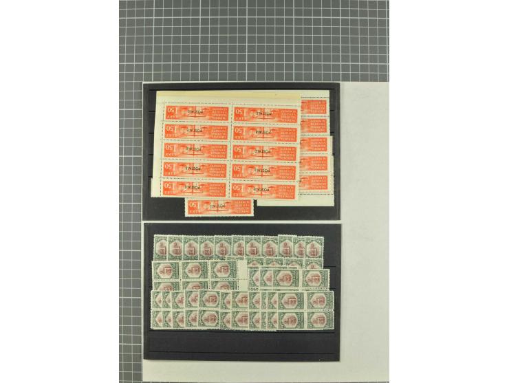 1900/80 (ca.), postfrische, ungebrauchte und gestempelte Partie mit viel interessantem Material, dabei Postsparbücher von Grö