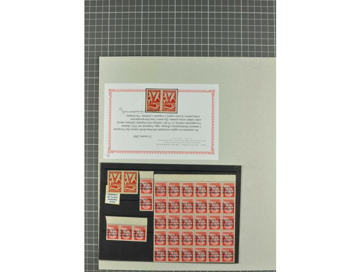 1900/80 (ca.), postfrische, ungebrauchte und gestempelte Partie mit viel interessantem Material, dabei Postsparbücher von Grö