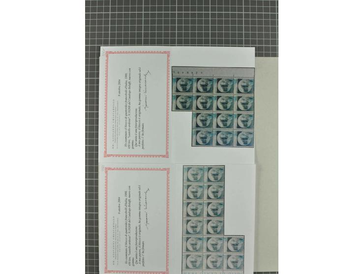 1900/80 (ca.), postfrische, ungebrauchte und gestempelte Partie mit viel interessantem Material, dabei Postsparbücher von Grö