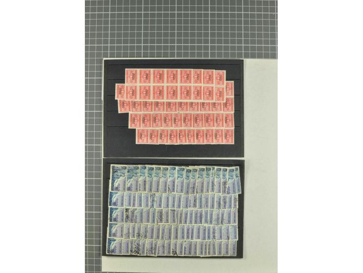 1900/80 (ca.), postfrische, ungebrauchte und gestempelte Partie mit viel interessantem Material, dabei Postsparbücher von Grö
