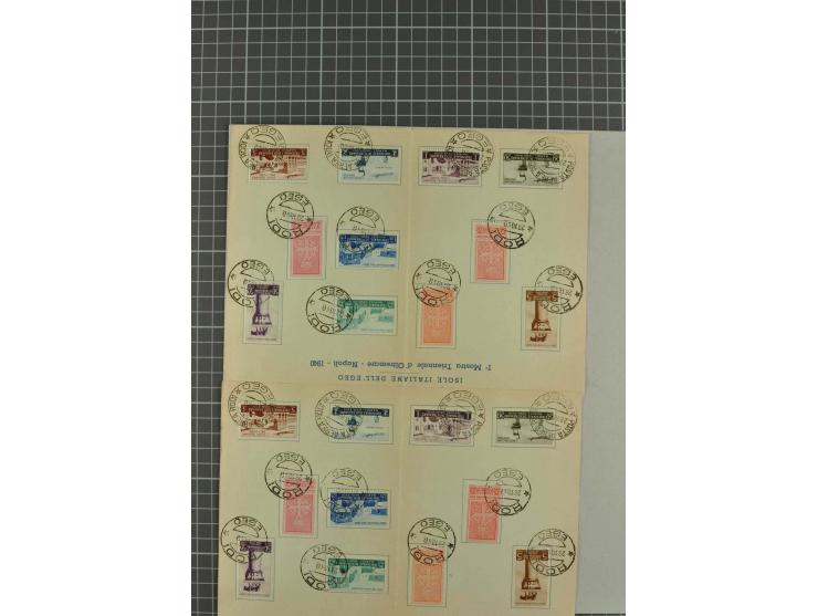 1900/80 (ca.), postfrische, ungebrauchte und gestempelte Partie mit viel interessantem Material, dabei Postsparbücher von Grö