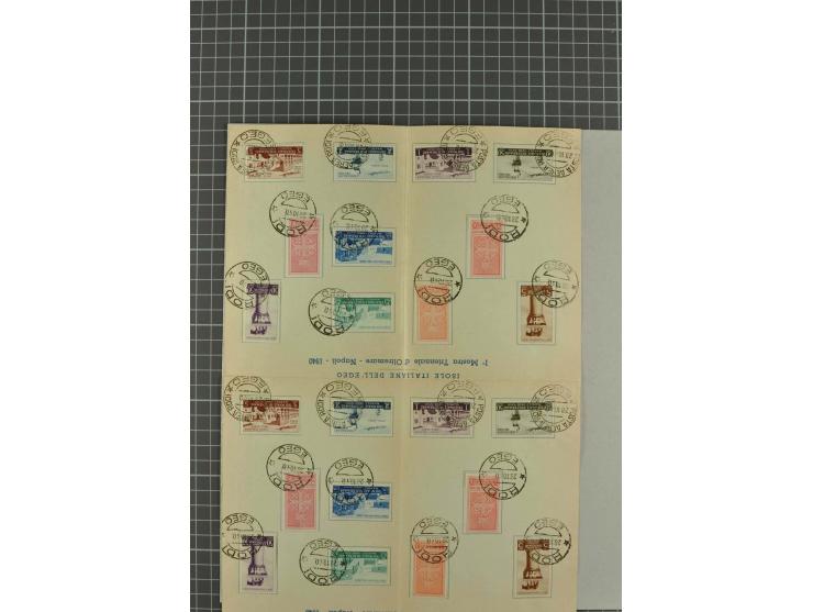 1900/80 (ca.), postfrische, ungebrauchte und gestempelte Partie mit viel interessantem Material, dabei Postsparbücher von Grö
