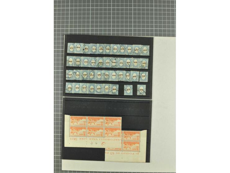 1900/80 (ca.), postfrische, ungebrauchte und gestempelte Partie mit viel interessantem Material, dabei Postsparbücher von Grö