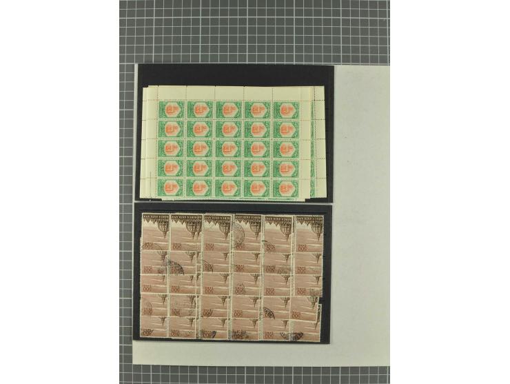 1900/80 (ca.), postfrische, ungebrauchte und gestempelte Partie mit viel interessantem Material, dabei Postsparbücher von Grö