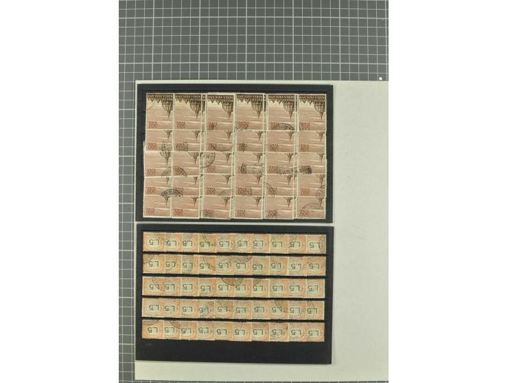 1900/80 (ca.), postfrische, ungebrauchte und gestempelte Partie mit viel interessantem Material, dabei Postsparbücher von Grö