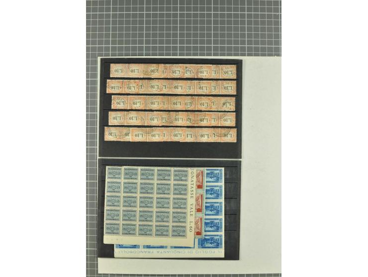 1900/80 (ca.), postfrische, ungebrauchte und gestempelte Partie mit viel interessantem Material, dabei Postsparbücher von Grö