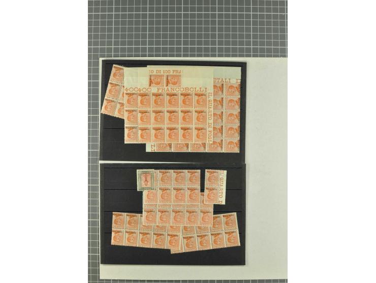 1900/80 (ca.), postfrische, ungebrauchte und gestempelte Partie mit viel interessantem Material, dabei Postsparbücher von Grö