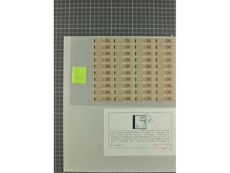 1900/80 (ca.), postfrische, ungebrauchte und gestempelte Partie mit viel interessantem Material, dabei Postsparbücher von Grö