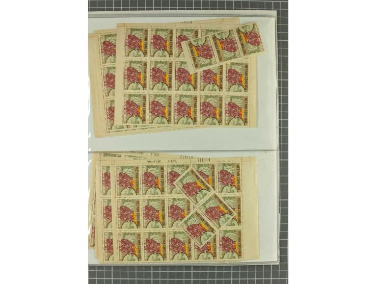 1900/80 (ca.), postfrische, ungebrauchte und gestempelte Partie mit viel interessantem Material, dabei Postsparbücher von Grö