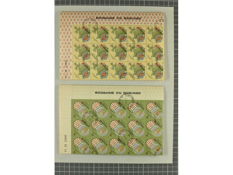 1900/80 (ca.), postfrische, ungebrauchte und gestempelte Partie mit viel interessantem Material, dabei Postsparbücher von Grö