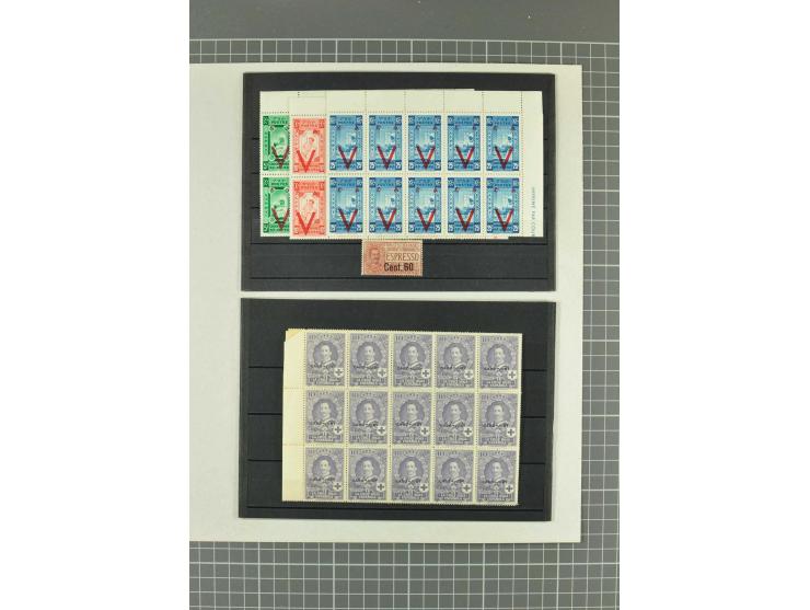 1900/80 (ca.), postfrische, ungebrauchte und gestempelte Partie mit viel interessantem Material, dabei Postsparbücher von Grö