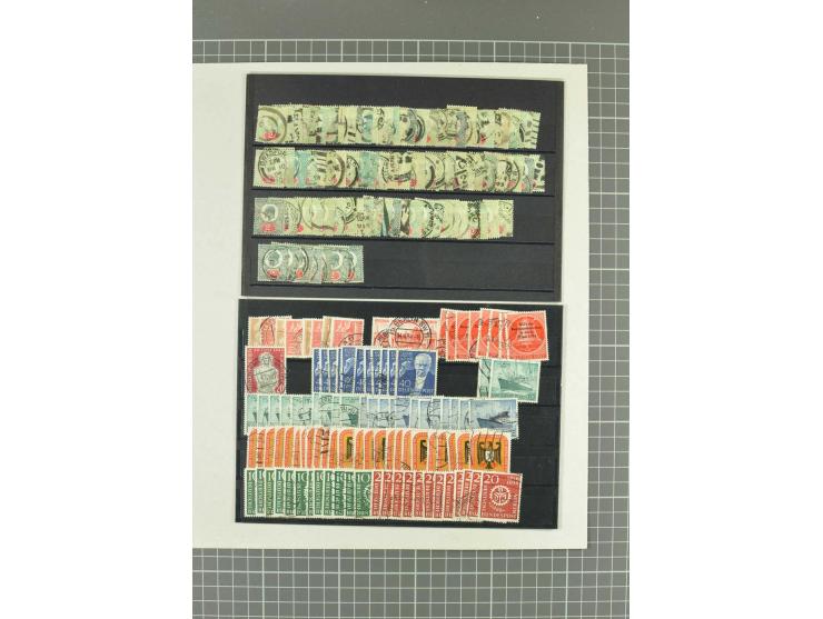 1900/80 (ca.), postfrische, ungebrauchte und gestempelte Partie mit viel interessantem Material, dabei Postsparbücher von Grö