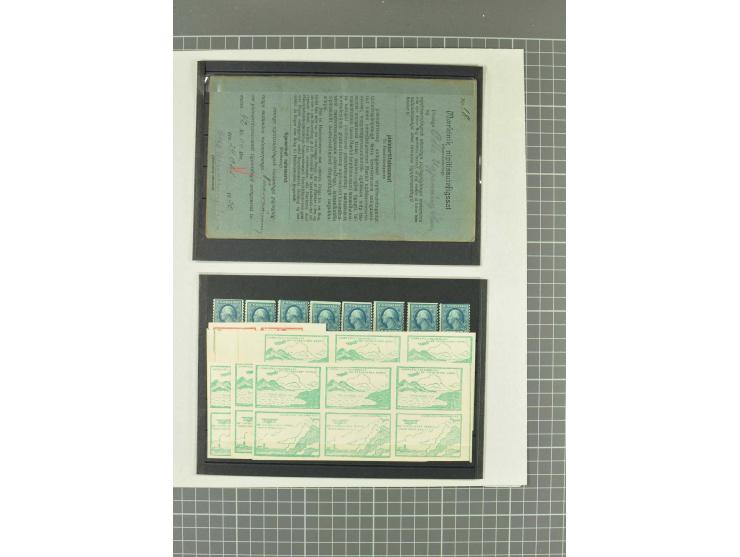 1900/80 (ca.), postfrische, ungebrauchte und gestempelte Partie mit viel interessantem Material, dabei Postsparbücher von Grö