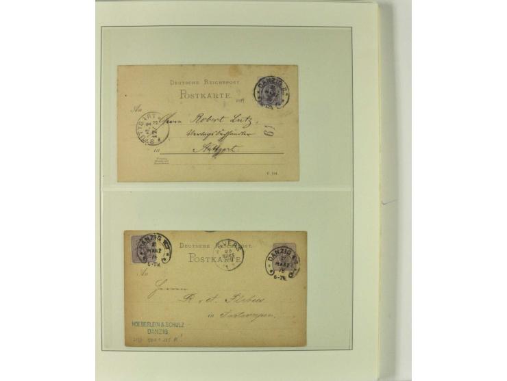 1865/76 (ca.), rund 100 Briefe, Karten und Ganzsachen mit Hufeisenstempeln, dabei bessere wie Spalink-Nr. 7-3, 15, 20-3, 36-2