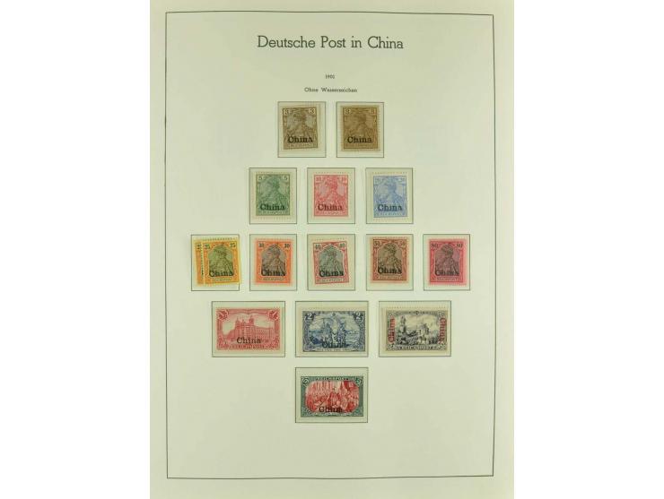 China bis Togo, ungebrauchte, etwas postfrische und gestempelte Sammlung mit vielen besseren Werten und Sätzen auf Leuchtturm
