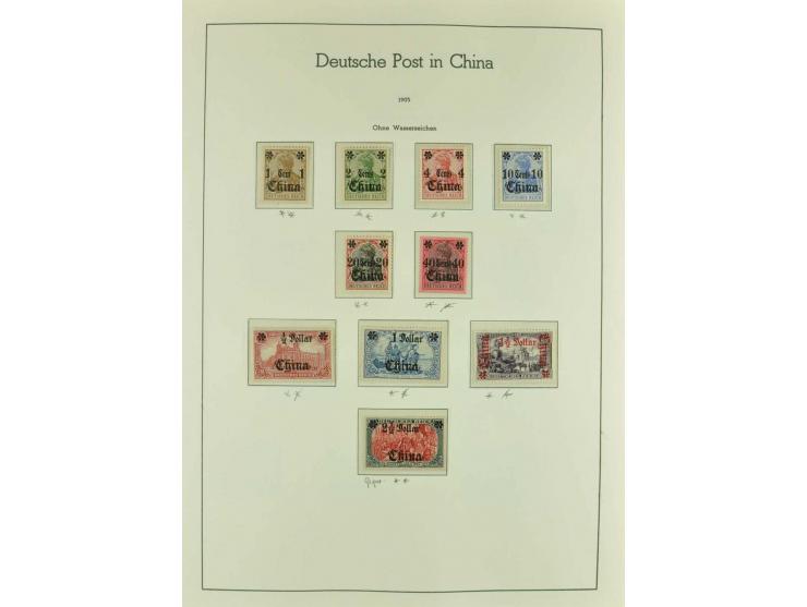 China bis Togo, ungebrauchte, etwas postfrische und gestempelte Sammlung mit vielen besseren Werten und Sätzen auf Leuchtturm